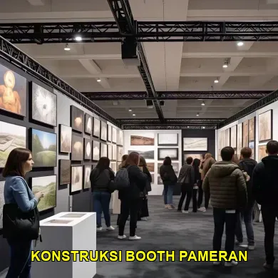 konstruksi booth pameran